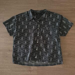George Martin Men's Patterned Button Down Shirt